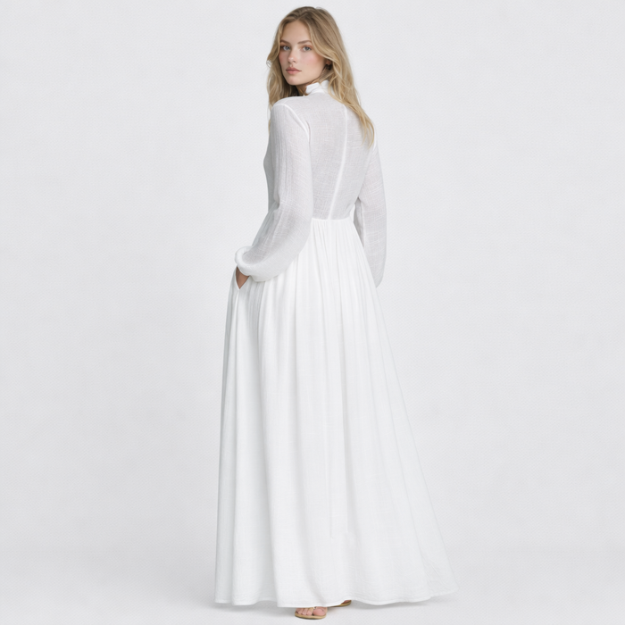 Elisa | Vestito Lungo Patchwork