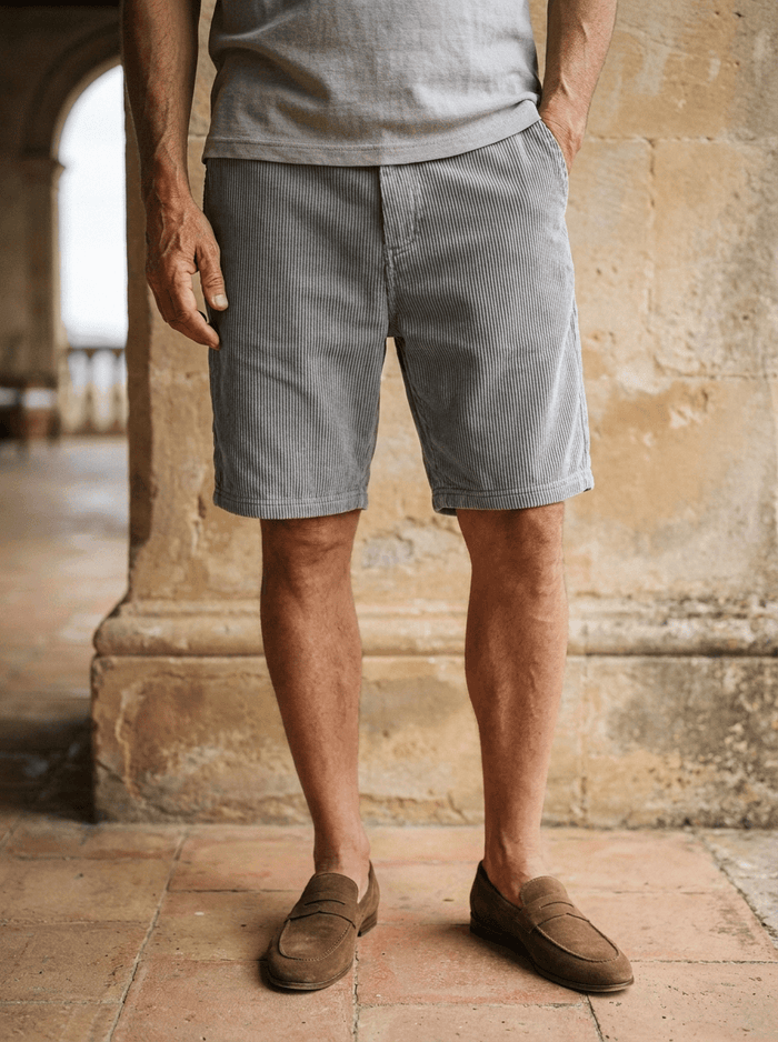 Riviera | Shorts in Velluto a Coste