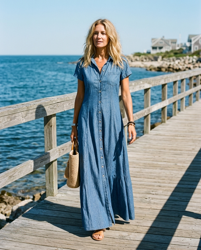Melisa | Vestito Blu Mediterraneo