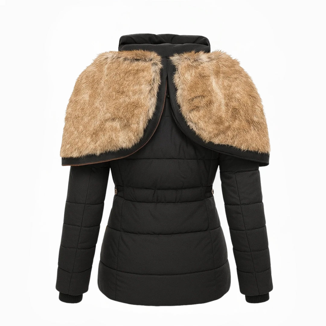 Tamara | Cappotto con Fodera Morbida in Pelliccia Sintetica