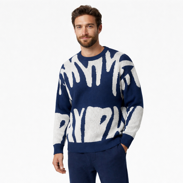 EMILIO | Maglione in Maglia Stampata