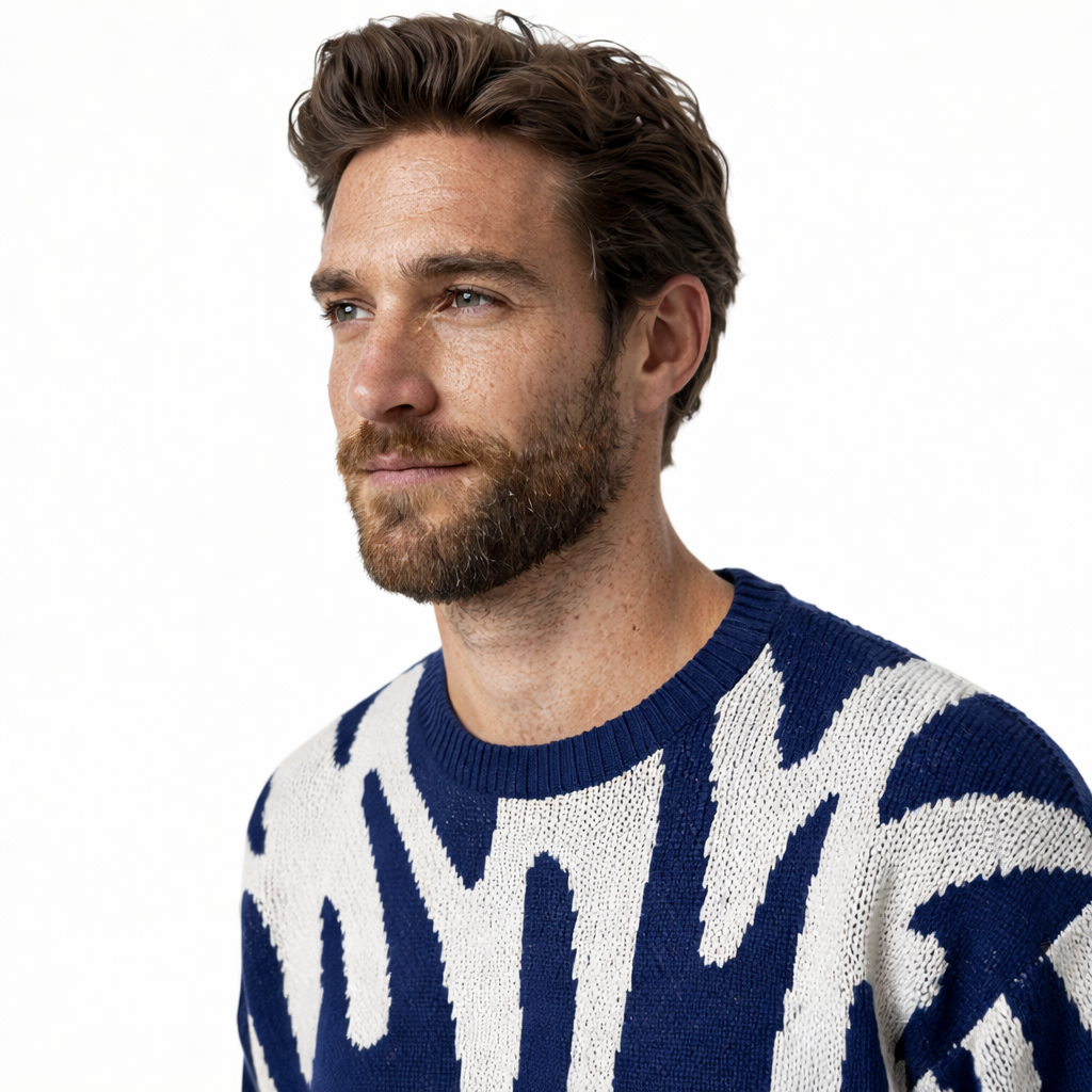 EMILIO | Maglione in Maglia Stampata
