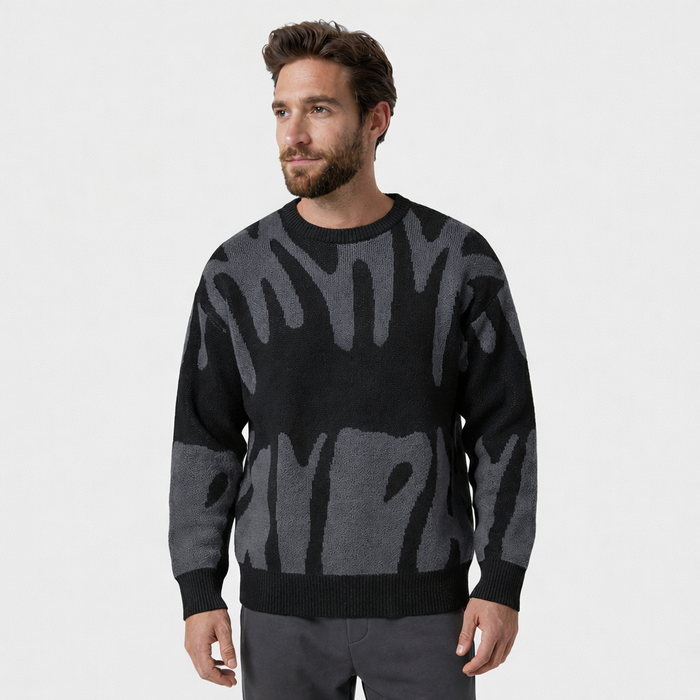 EMILIO | Maglione in Maglia Stampata