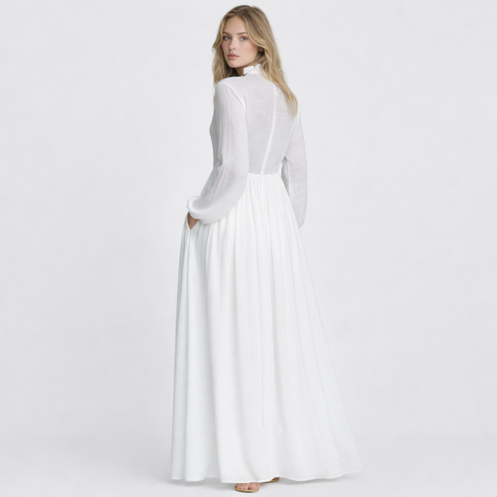 Elisa | Vestito Lungo Patchwork