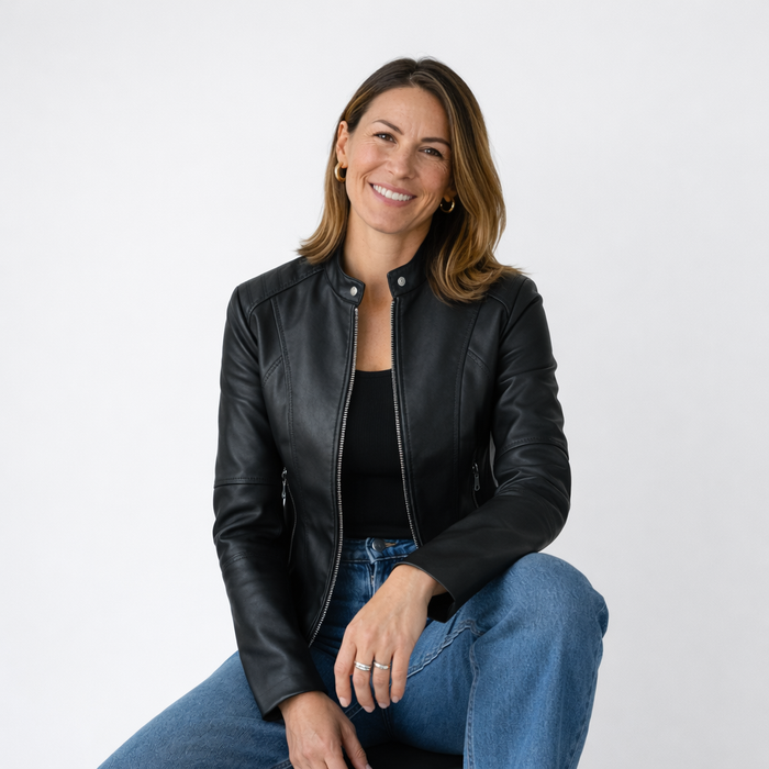 Romina | Cappotto Casual Effetto Pelle