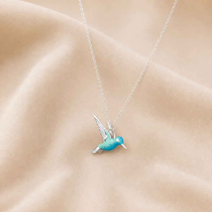 Collana Colibrì con Smalto