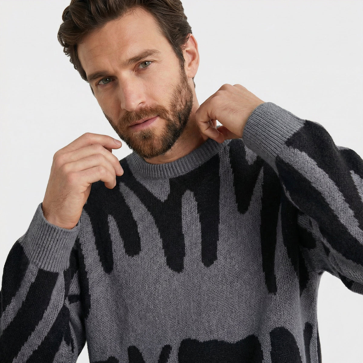 EMILIO | Maglione in Maglia Stampata