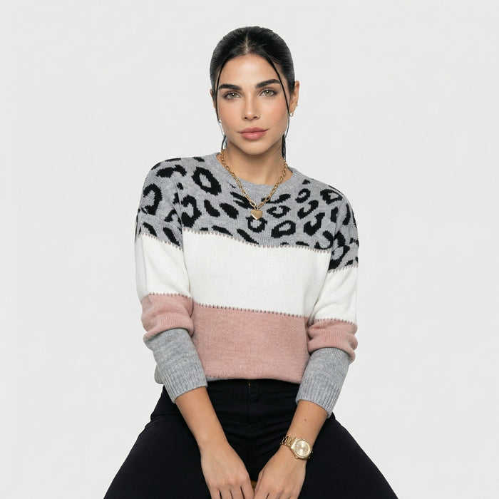 Eva | Maglione Elegante Leopardato