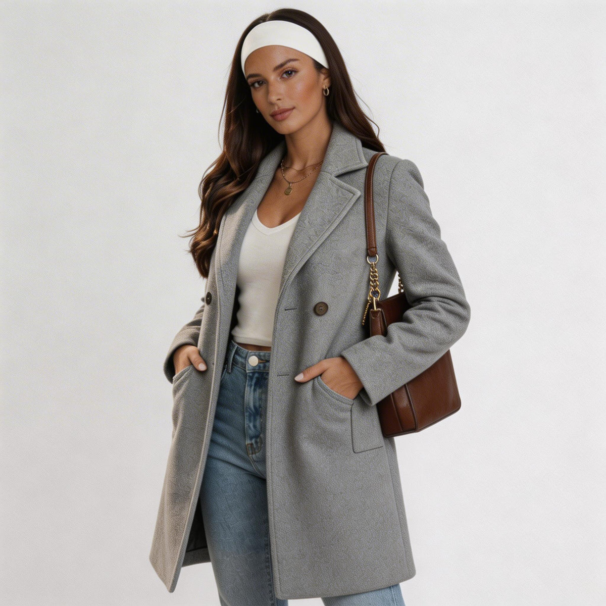 María | Cappotto Classico Effetto Lana
