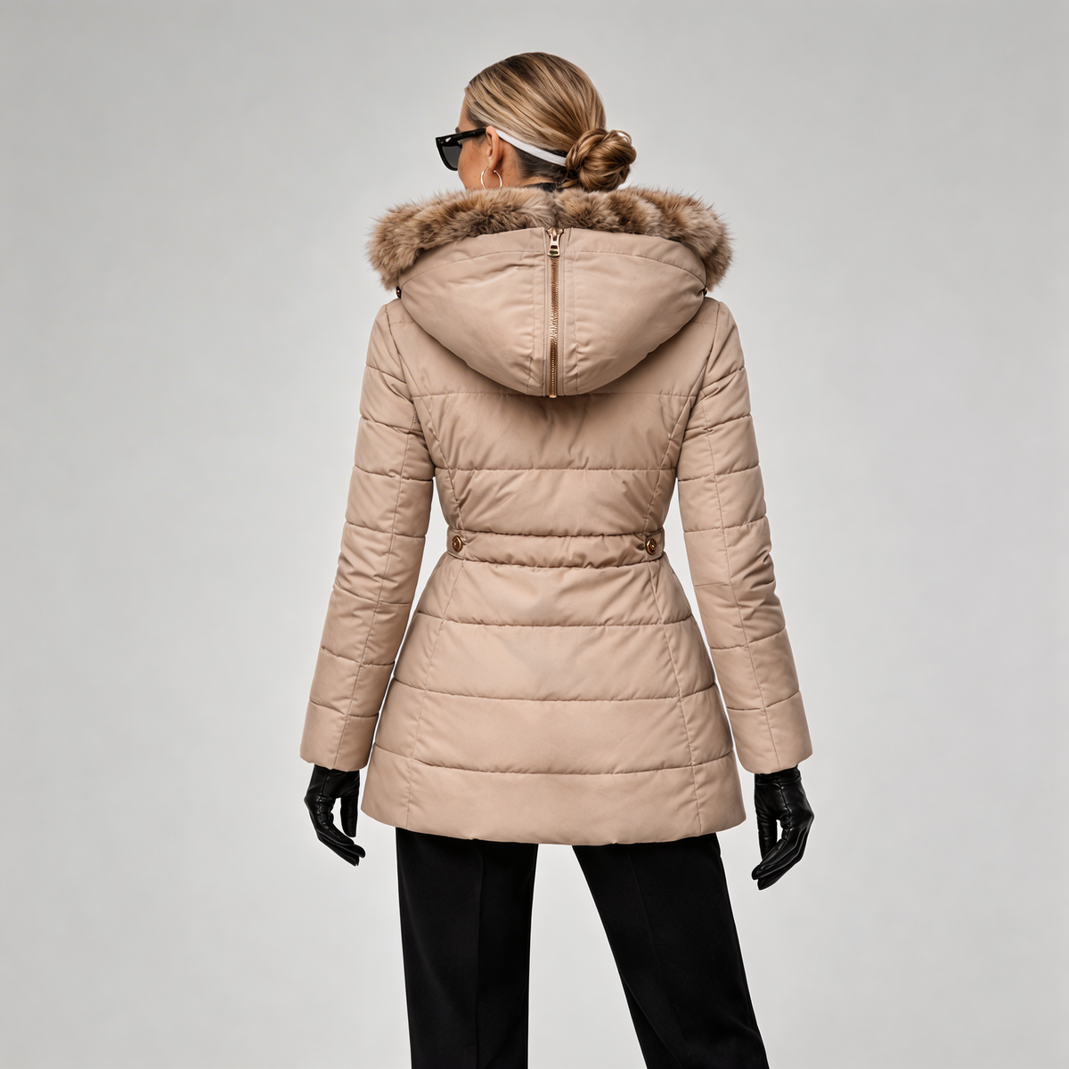 Tamara | Cappotto con Fodera Morbida in Pelliccia Sintetica