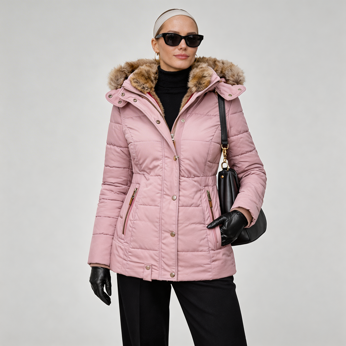 Tamara | Cappotto con Fodera Morbida in Pelliccia Sintetica