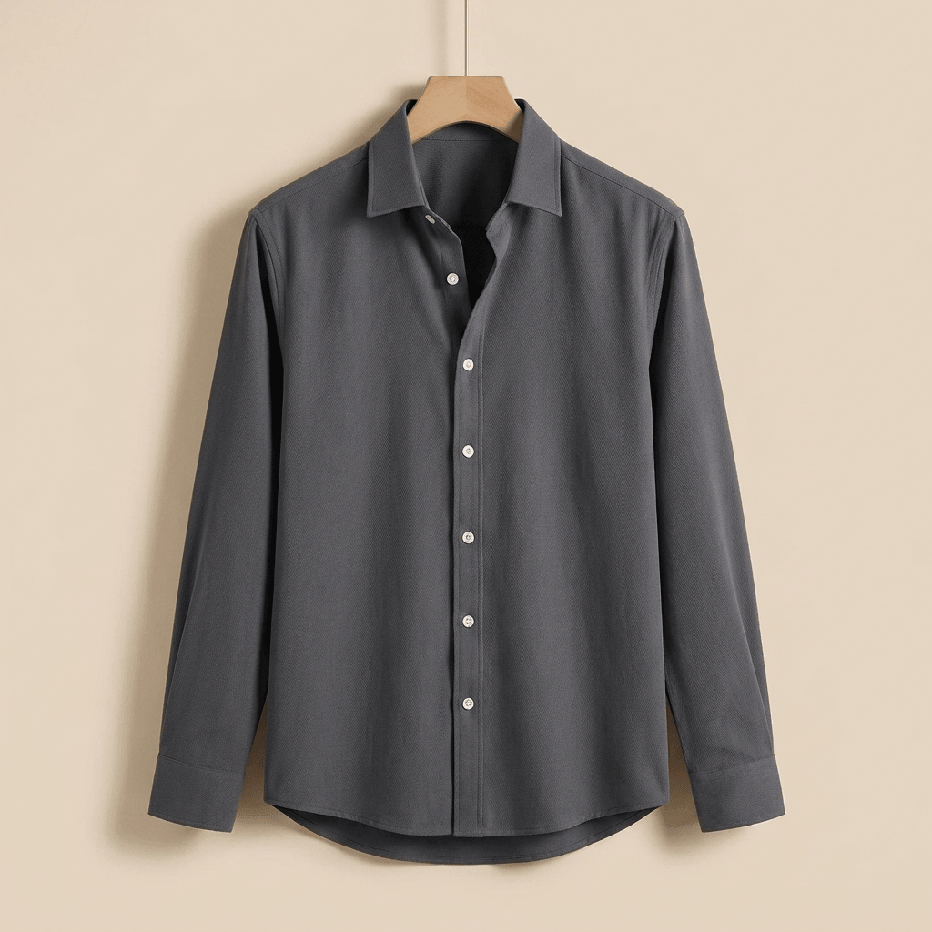 Leandro | Camicia in Cotone Spazzolato