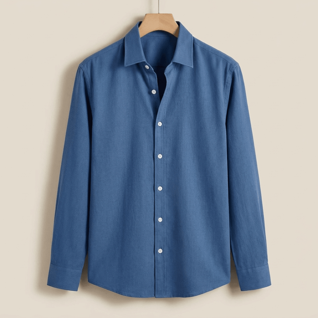 Leandro | Camicia in Cotone Spazzolato