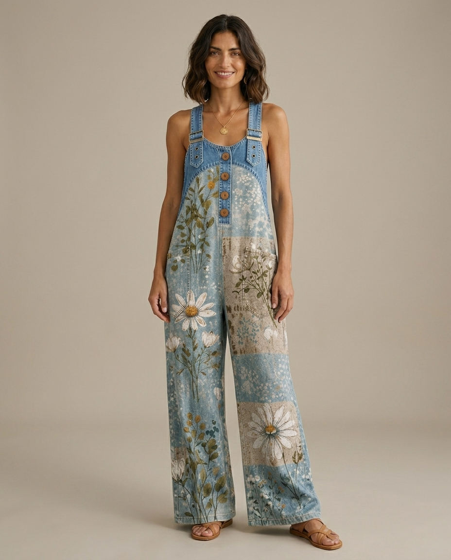 Luna | Tuta Floreale Vintage