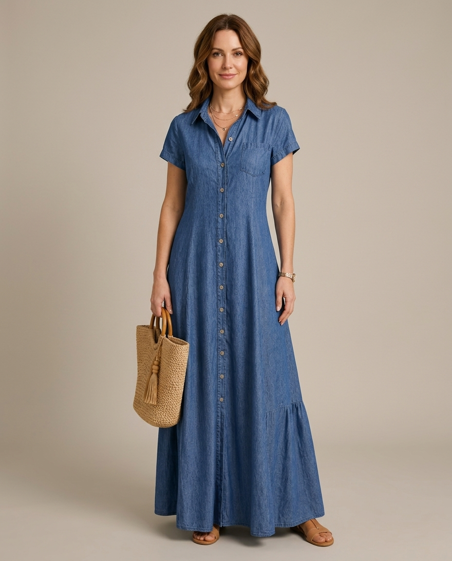 Melisa | Vestito Blu Mediterraneo