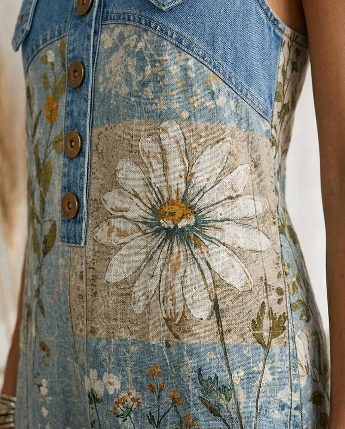 Luna | Tuta Floreale Vintage