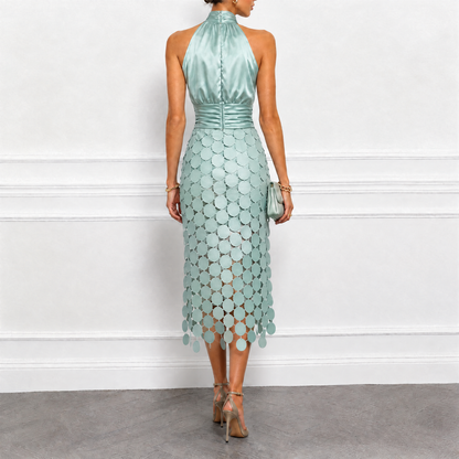 Celine | Abito Midi Elegante da Cerimonia